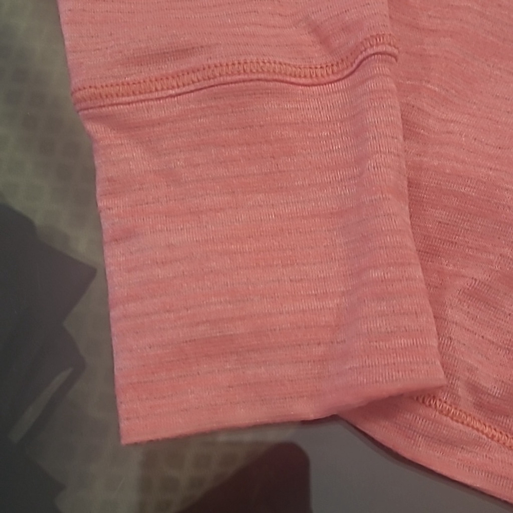 LULULEMON ATHLETICA WOMEN'S BEAT THE HEAT OPEN BACK PINK TOP - Picture 4 of 9
